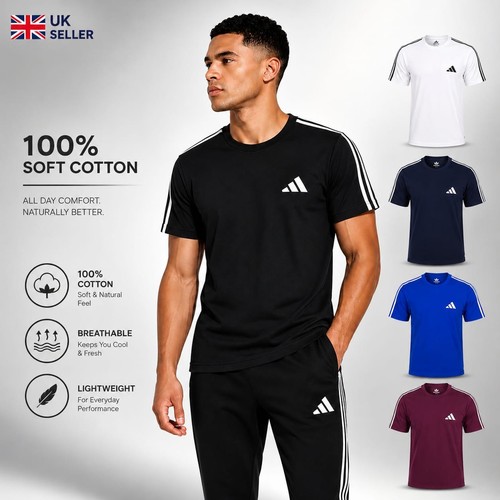 Adidas men cotton shirt - adidas, t-shirt