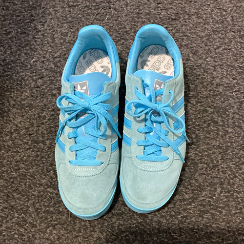 Adidas men blue - men’s, suede