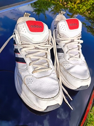 Adidas men white black - men’s, white/black/red